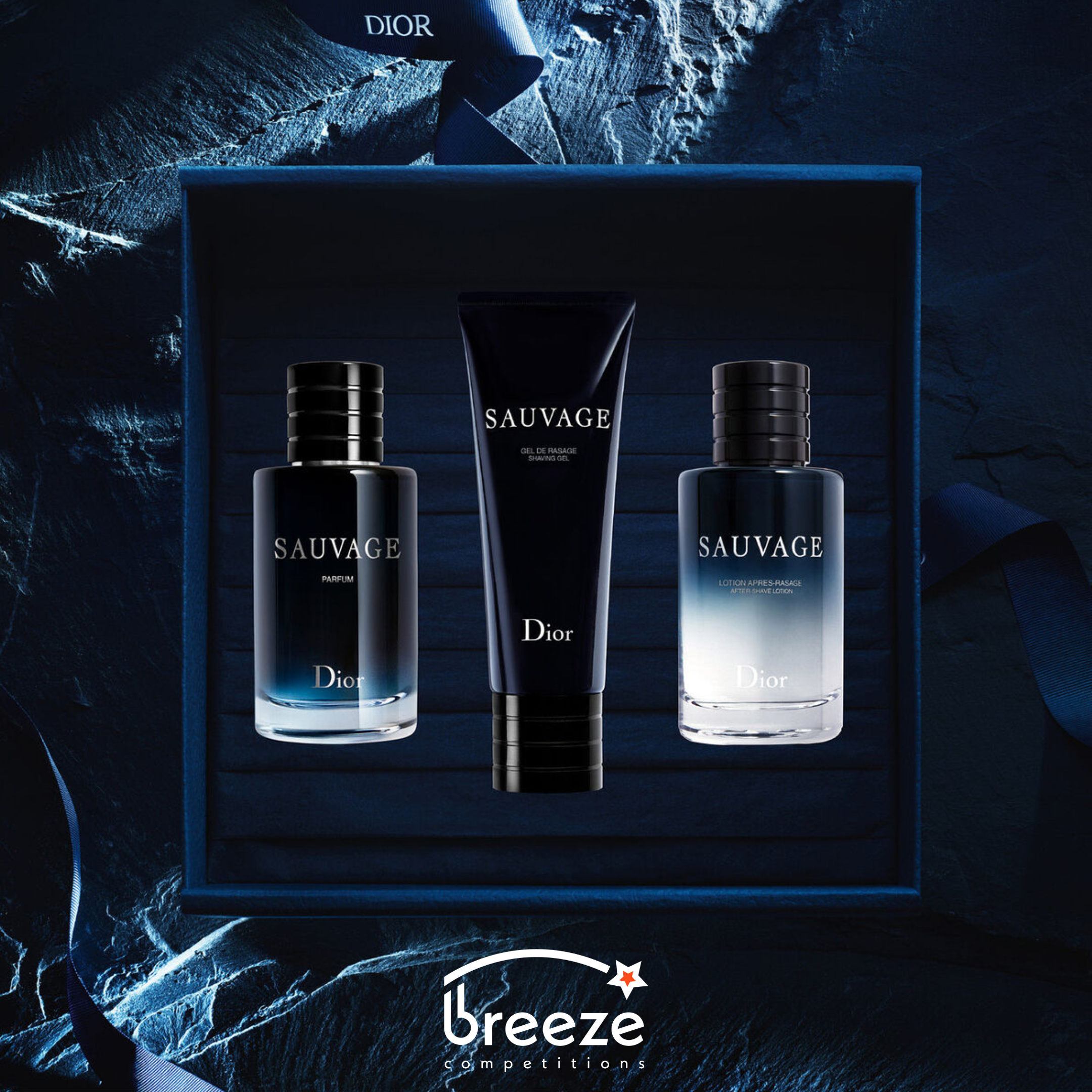 Sauvage Parfum Sauvage Shaving Gel DIOR SAUVAGE Set 60 Ml EDP 50