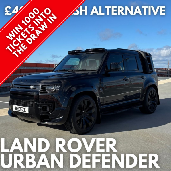 Land Rover Urban or £40,000 Cash Competition – Win 1000 tickets into the main draw