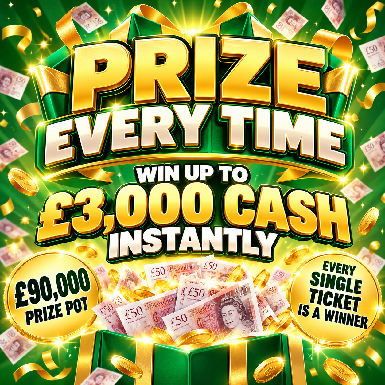 Prize Every Time – Every Single Ticket is a winner